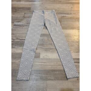 Flirtitude active small juniors gray and white leggings